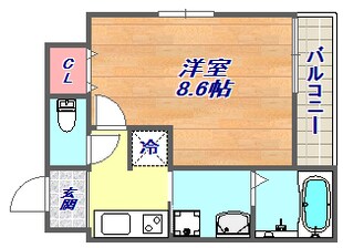 フジパレス神戸住吉の物件間取画像